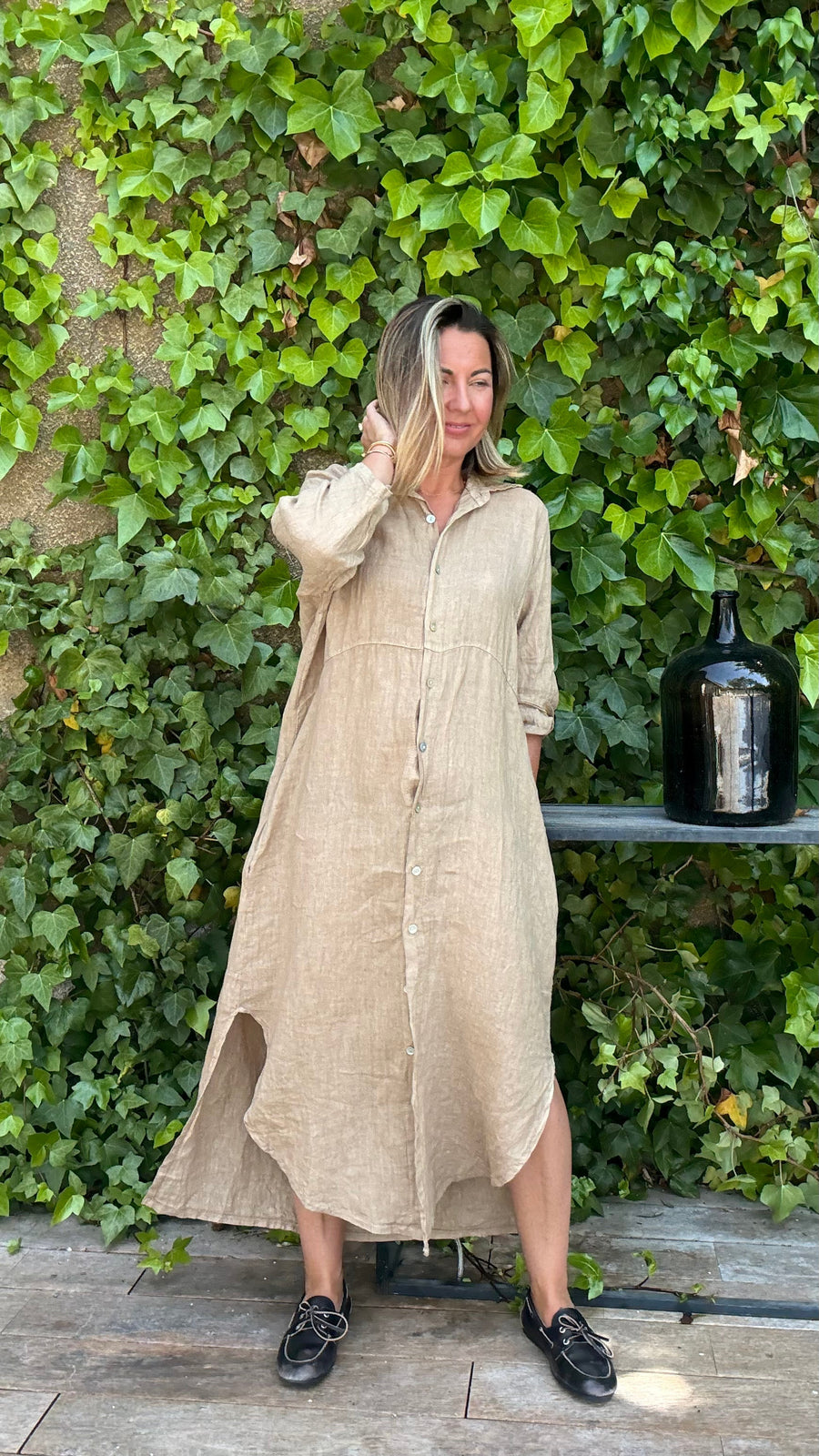 Robe en lin Victorine Les Coulisses d’Elo