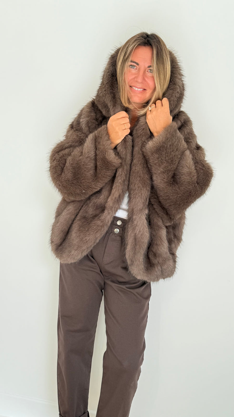 Veste, Lylou fausse fourrure