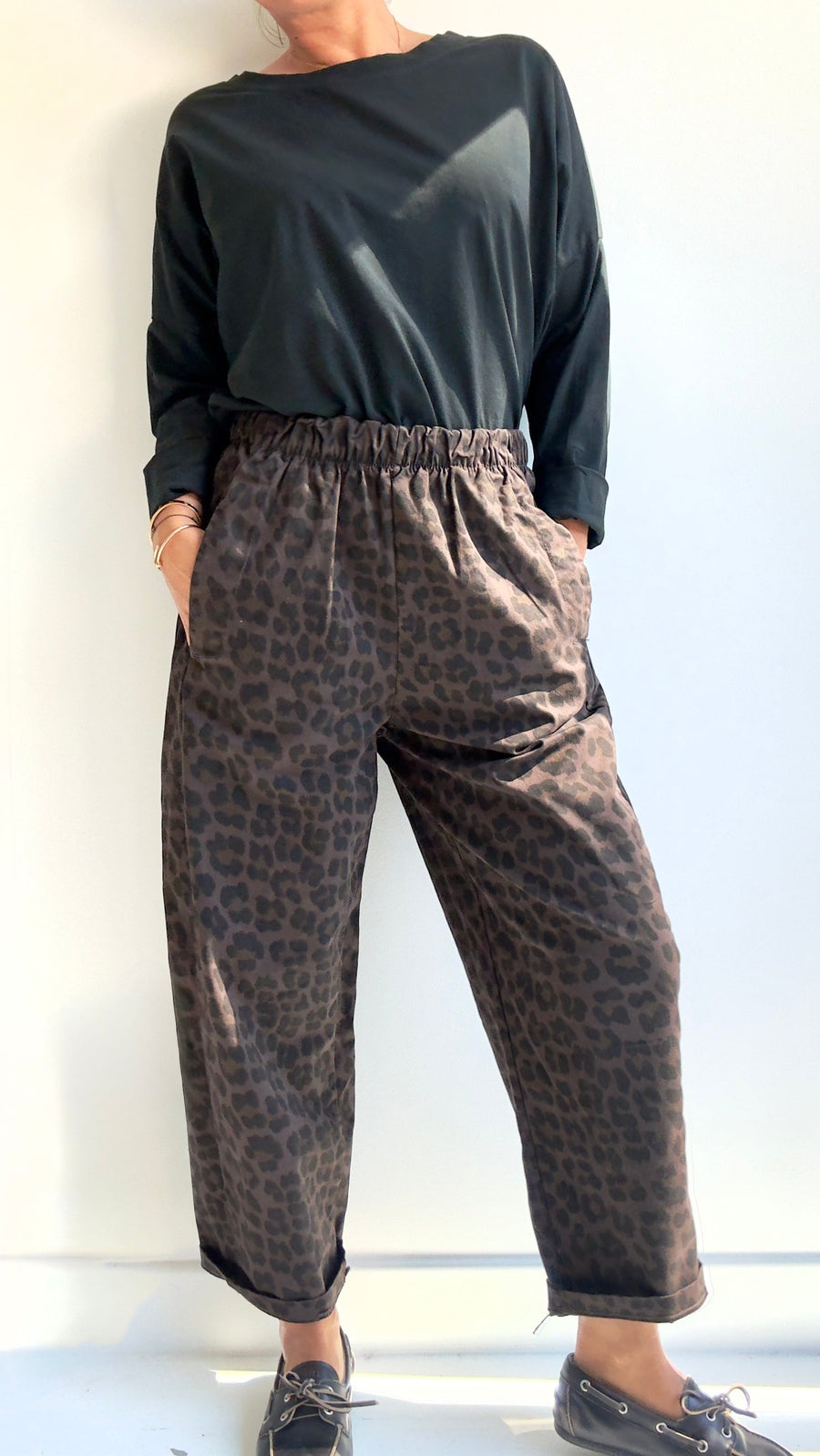 Pantalon Clover motif léopard Les Coulisses d’Elo