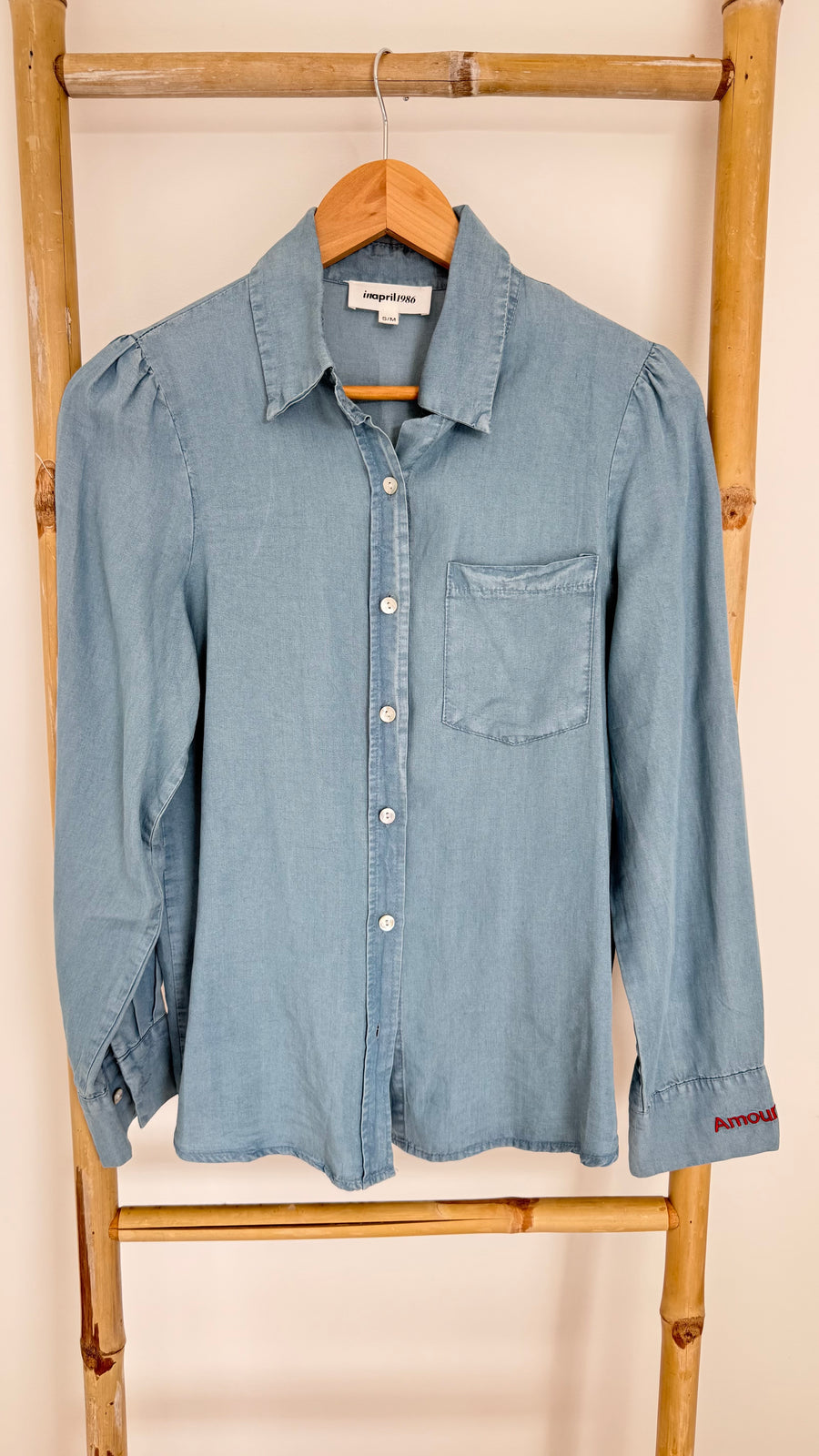 Chemise en jeans Amour