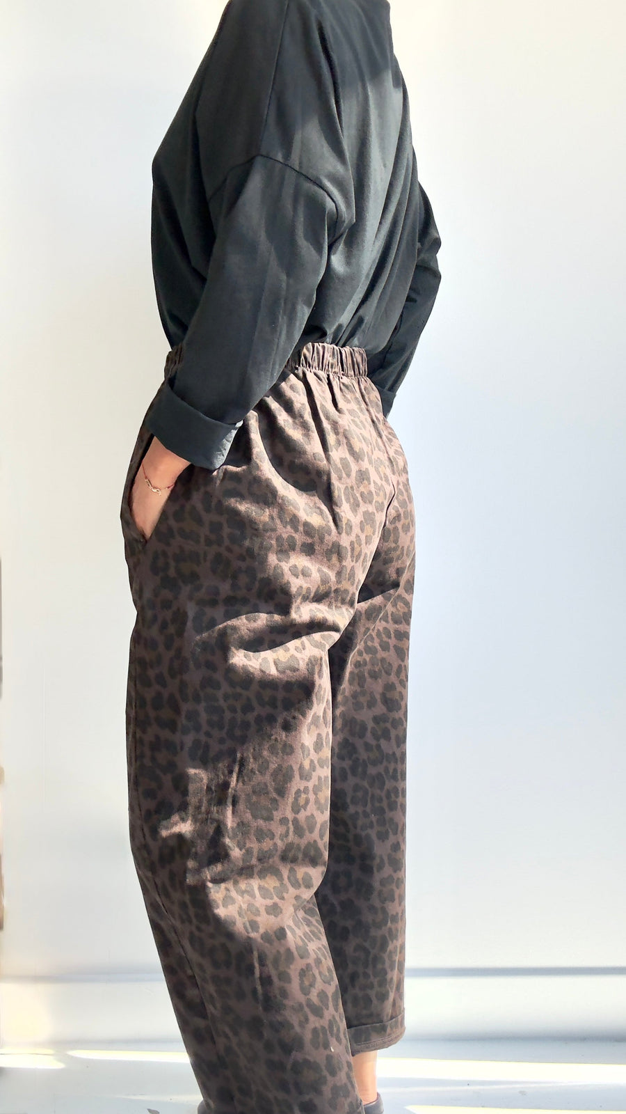 Pantalon Clover motif léopard Les Coulisses d’Elo