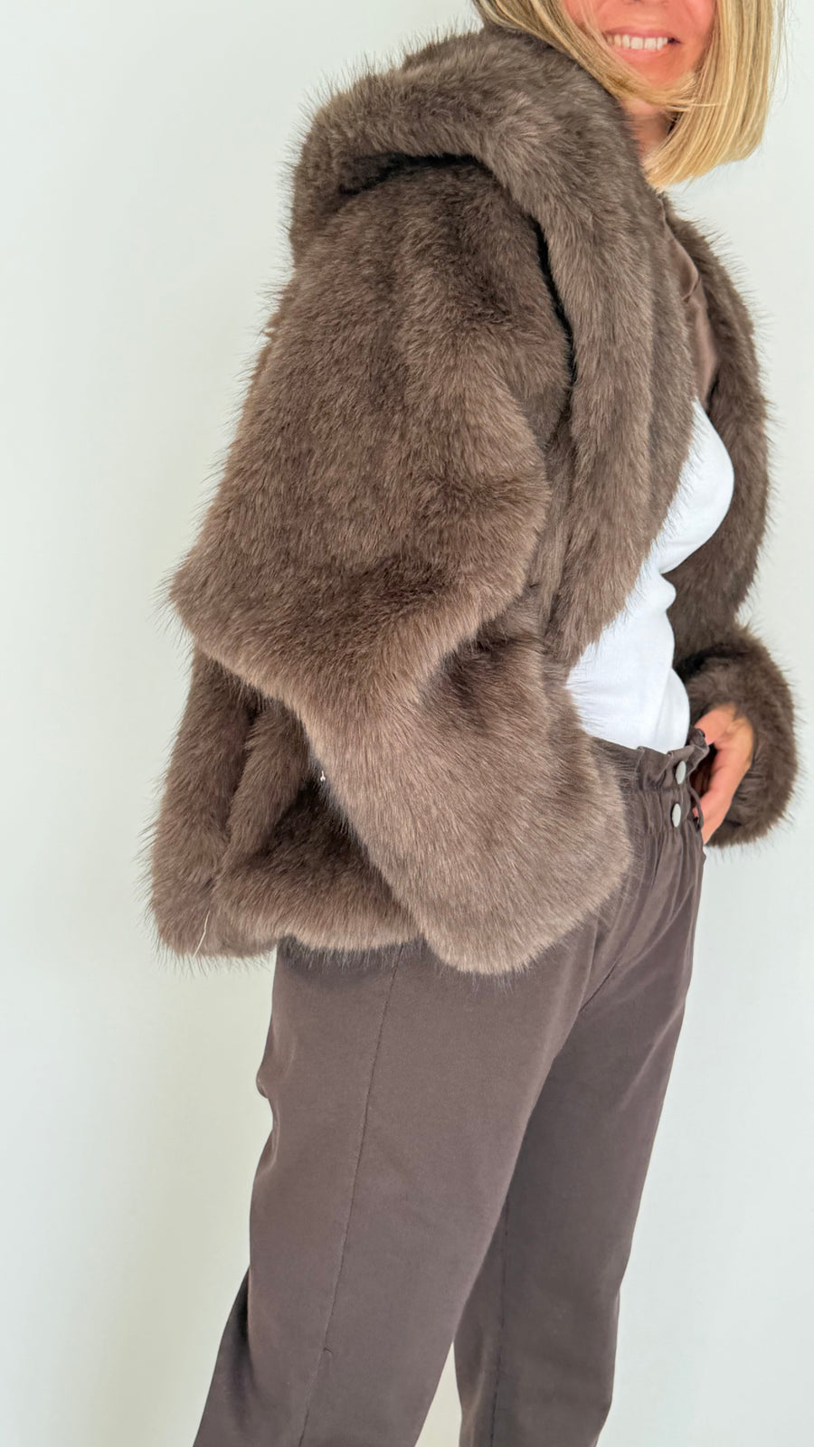 Veste, Lylou fausse fourrure